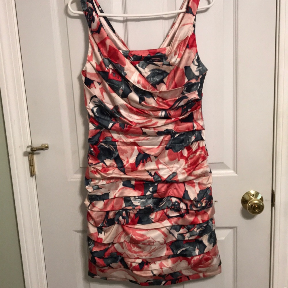 Satin cocktail dress